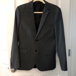 H&M Gray SlimFit Suit.  Jacket 36R.  Pants 30R